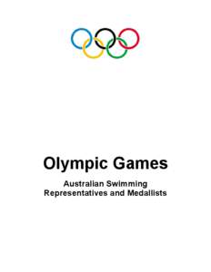 Microsoft Word - WEB CONTENT Olympic Games - Australian Swimming Representives and Medallists _3_.docx
