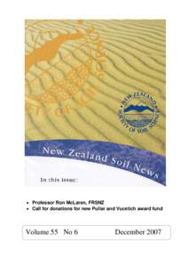 AgResearch / University of Waikato / Ruakura / Oceania / Hamilton /  New Zealand / Lincoln University / Soil science / Landcare Research / Soil / Association of Commonwealth Universities / Agricultural research / New Zealand