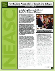 New England Association of Schools and Colleges  NEASC THE REPORT • Spring 2008