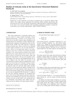 REVIEW OF SCIENTIFIC INSTRUMENTS  VOLUME 73, NUMBER 3 MARCH 2002