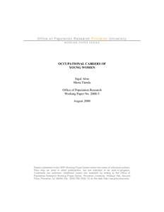 Sociology / Industrial hygiene / Status attainment / Occupational segregation / Occupational safety and health / Risk / Safety / Management / Occupations / Sexism / Income in the United States