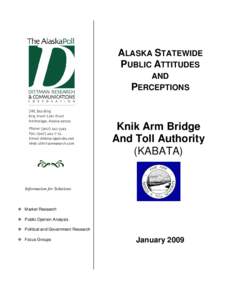 ALASKA STATEWIDE PUBLIC ATTITUDES AND PERCEPTIONS  HI