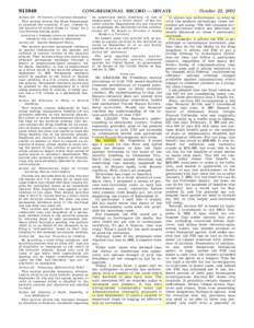 S11048  CONGRESSIONAL RECORD — SENATE Section 418 Prevention of Consulate Shopping This section directs the State Department