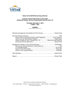Utah State University / Minutes / Second / Parliamentary procedure / USTAR / University of Utah