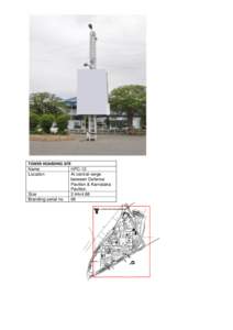 TOWER HOARDING SITE Name HPC-12 Location At central verge between Defense