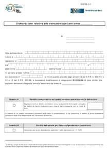 DDET08-3.0    Dichiarazione relativa alle detrazioni spettanti anno________