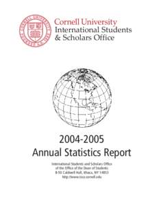 International Students & Scholars OfficeAnnual Statistics Report International Students and Scholars Office