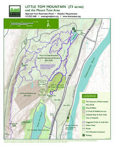 Mount Tom Range / Mount Tom / Little Tom Mountain / Dinosaur Footprints / Holyoke Range / Massachusetts / The Trustees of Reservations / Holyoke /  Massachusetts