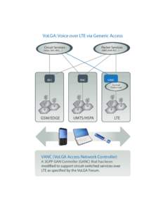 VoLGA: Voice over LTE via Generic Access Circuit Services Packet Services  (Voice, SMS, VMS,…)