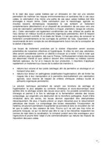 Si le rejet des eaux usées traitées par un émissaire en mer est une solution permettant de maîtriser les risques environnementaux et sanitaires liés à ces eaux usées, la valorisation d’au moins une partie de ces