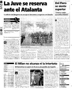 !! La Juvese reserva ante el Atalanta NÑL