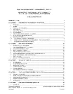 Active fire protection / Fire suppression / Firefighting in the United States / Fire prevention / Fire protection engineering / National Fire Protection Association / Life Safety Code / Fire safety / International Building Code / Safety / Firefighting / Fire protection