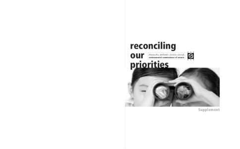 reconciling our priorities  reconciling