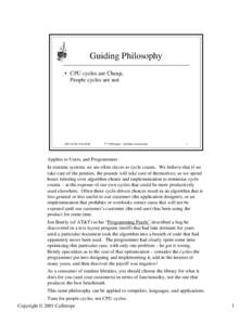 Lisp programming language / Central processing unit / Procedural programming languages / Computer memory / Programming language implementation / Program optimization / Lisp / CPU cache / Compiler / Computing / Software engineering / Computer programming