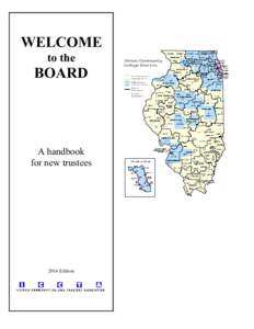 WELCOME to the BOARD  A handbook