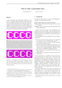 Mazes / Algorithms / Spanning tree / Puzzles / Maze generation algorithm / Maze / Hamiltonian path / NP-complete / Maze solving algorithm / Graph theory / Theoretical computer science / Mathematics