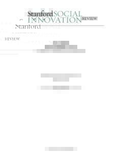 Case Study  Networking a City By Marianne Hughes & Didi Goldenhar  Stanford Social Innovation Review