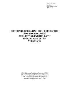 Microsoft Word - URG 3000N, CSN SOP, Version 2.0, [removed], Revised.docx