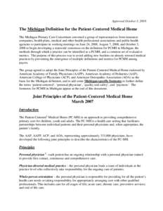 Medical home / Primary care / Health economics / Medical specialties / Guided Care / American Academy of Family Physicians / Osteopathic medicine in the United States / Family medicine / Health care / Medicine / Health / Healthcare