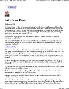 Graham Jacobs MLA Media Release - Lake Grace Floods  1 of 2