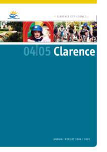 ± C L A R E N CE C I T Y CO U N C I LClarence ANNUAL REPORT