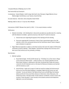 Microsoft Word - Accepted Minutes of Meeting June[removed]doc