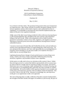 Microsoft Word - Richmond Fed Remarks - DeMarco - 13May2014.docx