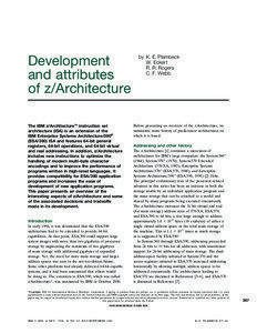 Central processing unit / Computing platforms / Programming idioms / Assembly languages / IBM System/370 / 31-bit / Memory address / 64-bit / Addressing mode / Computing / Computer architecture / Computer hardware