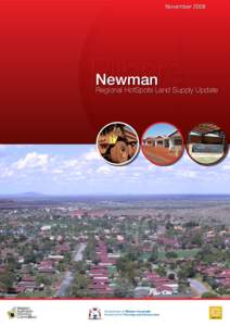 November[removed]Newman Regional HotSpots Land Supply Update  Government of Western Australia