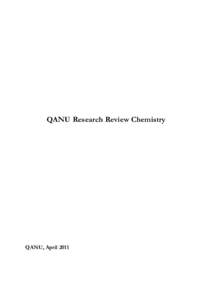 Microsoft Word - QANU Research Review Chemistry 2010 FINAL.doc