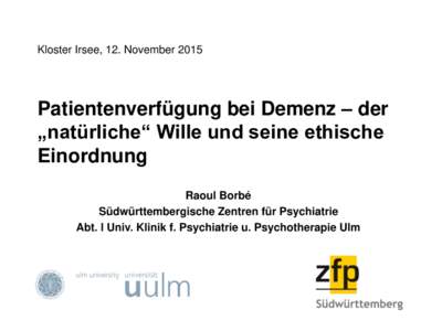 Behandlungsvereinbarungen: Integration subjektiver Wahrnehmung in die Therapie