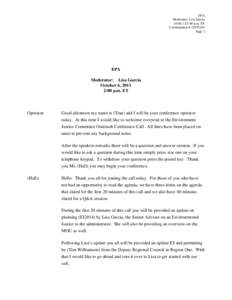 Environmental protection / Environmental social science / United States Environmental Protection Agency / Lisa Simpson / Days of our Lives characters / Earth / EJ DiMera and Sami Brady / EJ DiMera / Environment / Environmental justice / Environmental law