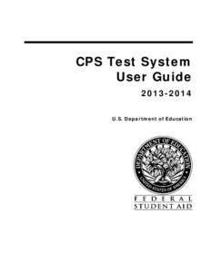 User Guide for CPS Test System