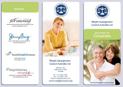 Members  Weight Management Council Australia Ltd  Fernwood Womens Health Clubs (Australia) Pty Ltd