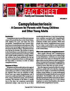 Family and Consumer Sciences HYG[removed]Campylobacteriosis  A Concern for Parents with Young Children