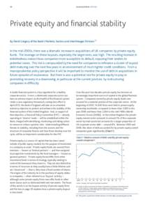 Private equity / Leveraged buyout / Financial sponsor / Syndicated loan / Management buyout / Venture capital / Financial services / High-yield debt / Private equity in the 2000s / Financial economics / Finance / Investment