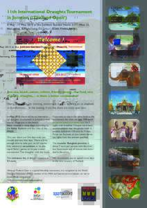 Asia / Jomtien Beach / World Draughts Federation / Thailand / Pattaya / Games / Draughts