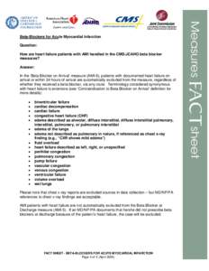 Health / Cardiology / Heart diseases / Heart failure / Organ failure / Beta blocker / Myocardial infarction / Pulmonary edema / Acute decompensated heart failure / Aging-associated diseases / Medicine / Medical emergencies