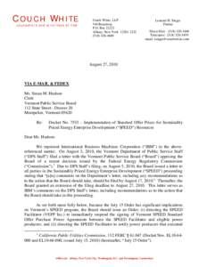 95th United States Congress / Public Utility Regulatory Policies Act / Feed-in tariff / California Public Utilities Commission / Pacific Gas and Electric Company / Federal Energy Regulatory Commission / Electric utility / Independent Power Producer / Energy / Renewable energy / Renewable energy policy