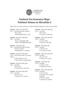 Microsoft Word - Sanborn Fire Insurance Maps of Portland-2.doc