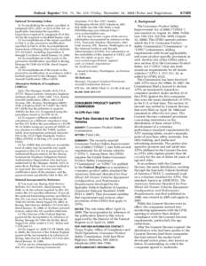 Consumer Product Safety Improvement Act / All-terrain vehicle / Consumer protection law / Consumer Product Safety Act / National Highway Traffic Safety Administration / Law / Humanities / Government / Nancy Nord / Consumer Product Safety Commission / ATVs / 110th United States Congress