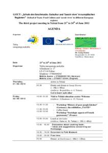 Agenda … meeting „………… “ in Telsiai