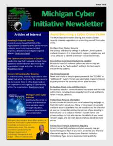 MarchMichigan Cyber Initiative Newsletter Articles of Interest Investing in Endpoint Security