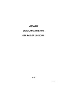 JURADO DE ENJUICIAMIENTO DEL PODER JUDICIAL