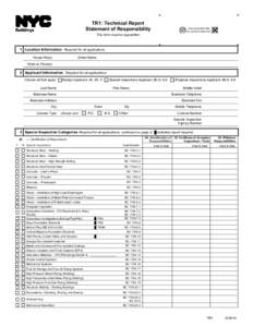 TR1: Technical Report Statement of Responsibility   This form must be typewritten