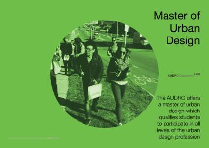 Master of Urban Design 1402 AUDRC Classroom