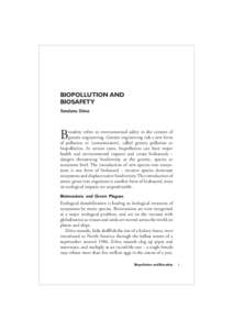 Biopollution and Biosafety.pmd