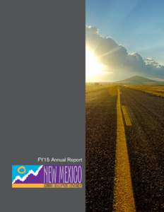 FY15 Annual Report  New Mexico Economic Development Department FY2014 Annual Report