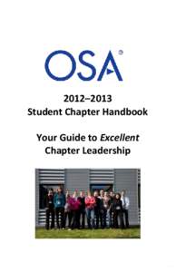 Student Chapter Handbook