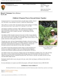 Press Release - Ranger, Rope, and Helicopter Haul Young Hiker to Safety